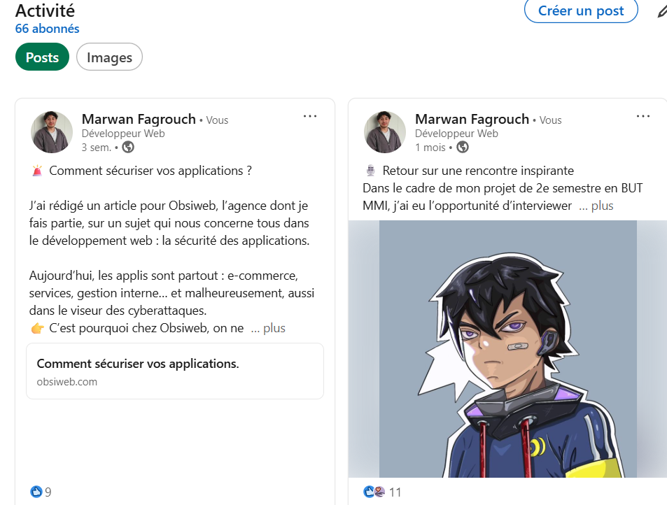 Présence en ligne